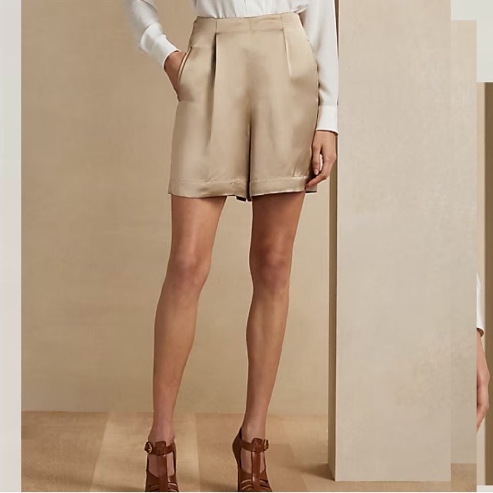 Ralph Lauren Collection New w Tag Sz 2 Ainsworth
Washed Satin Short
